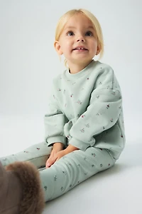 Printed Brushed-Inside Sweatshirt