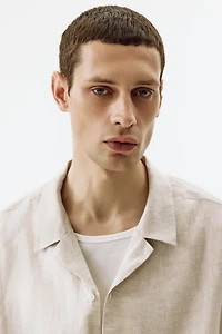 Relaxed-Fit Linen Resort Shirt