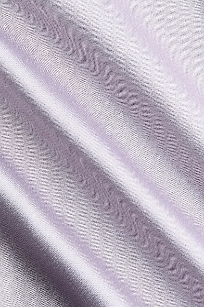 Satin Slip Dress with Scarf