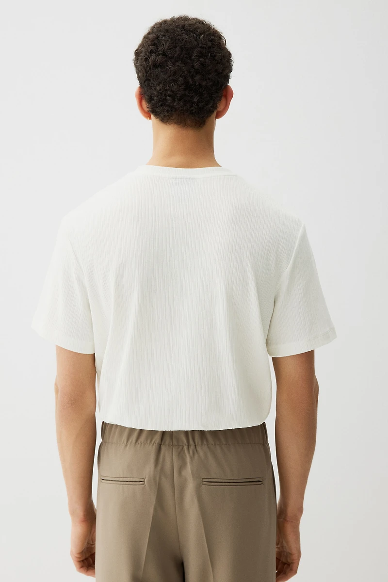 Regular-Fit Textured T-Shirt