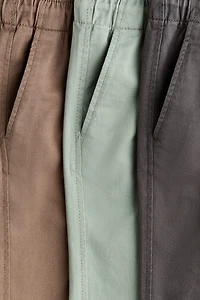 3-Pack Cotton Twill Joggers