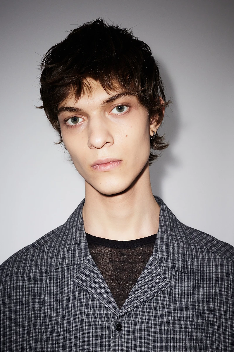 Loose-Fit Seersucker Resort Shirt