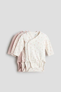 3-pack Wrapover Bodysuits