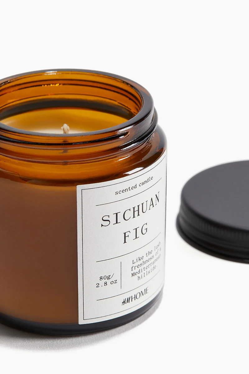 Small Scented Candle Glass Holder