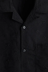 Regular-Fit Embroidered Resort Shirt