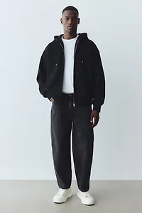 Oversized-Fit Hooded Jacket
