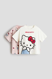 2-Pack Printed Cotton T-Shirts