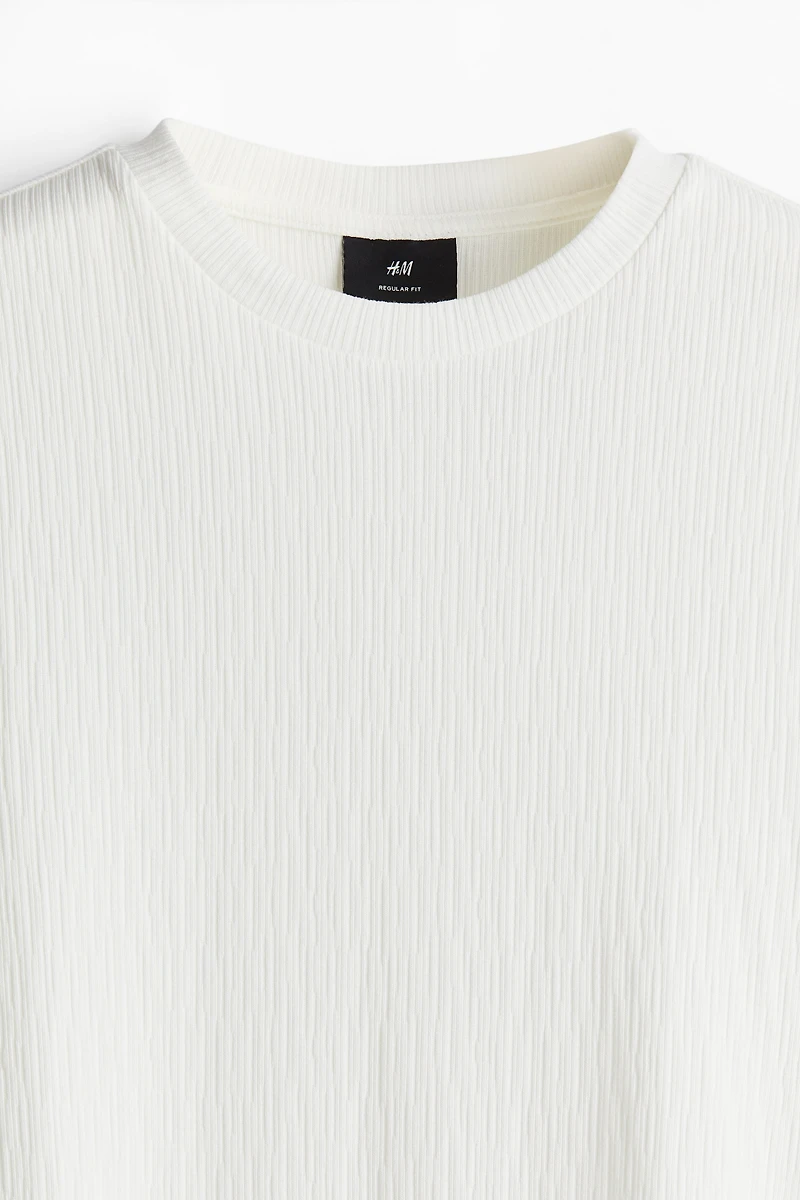 Regular-Fit Textured T-Shirt