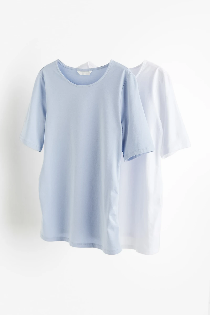 MAMA Lot de 2 hauts en coton