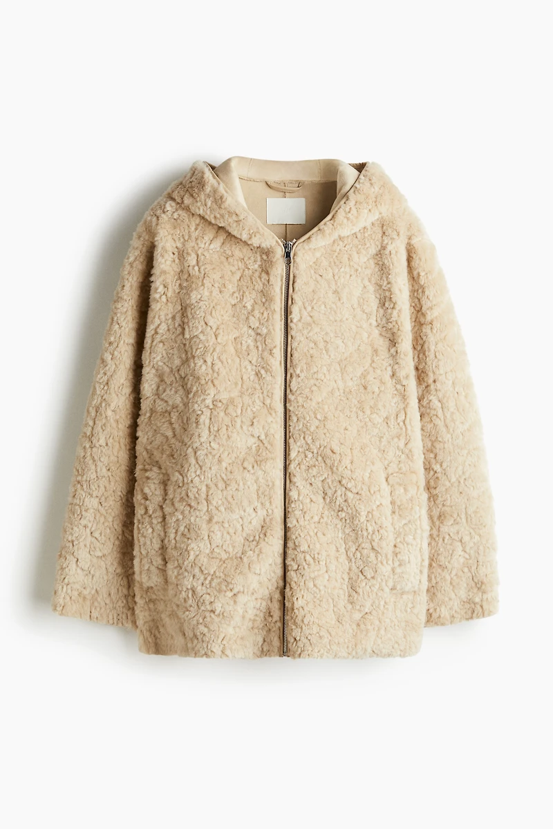 Hooded Teddy Fleece Jacket