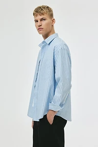Loose-Fit Poplin Shirt