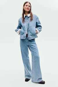 Denim Jacket with Collar