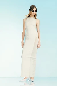 Bodycon Dress with Sheer Sections