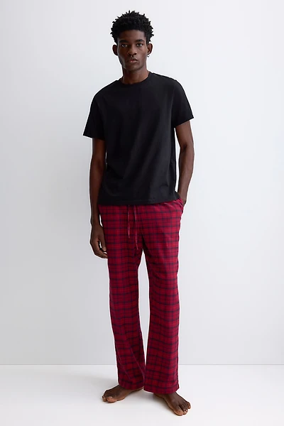 Relaxed-Fit Flannel Pants