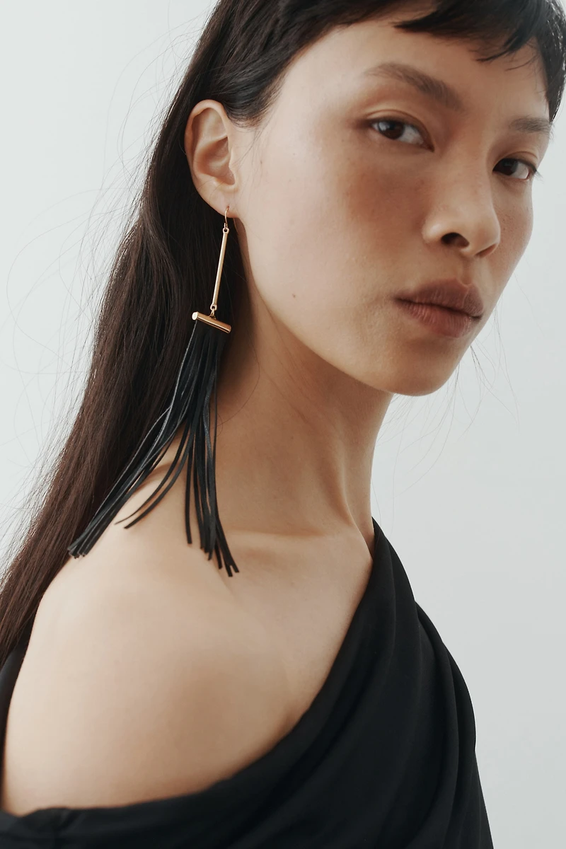 Draped One-Shoulder Top