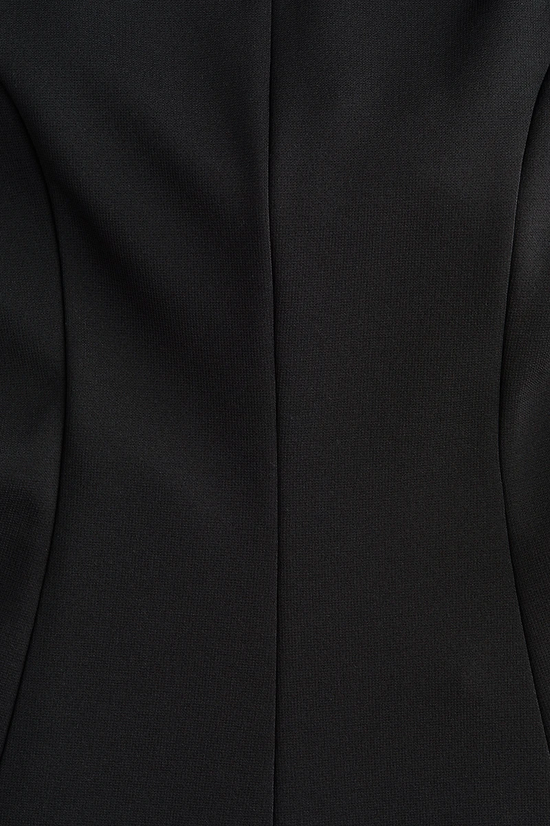 Robe en jersey à dos décolleté