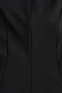 Robe en jersey à dos décolleté