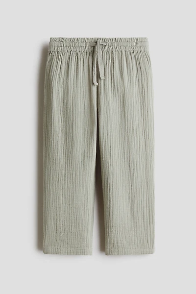 Cotton Muslin Joggers