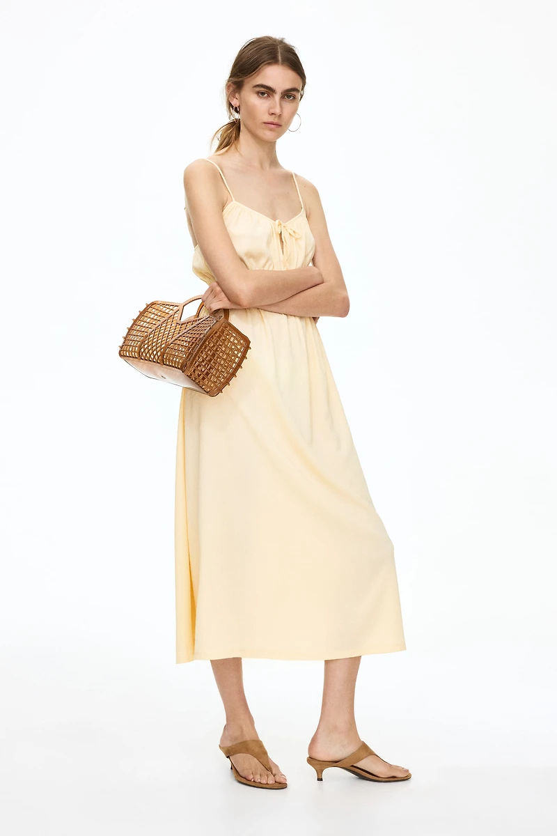 Crinkled Jersey Dress