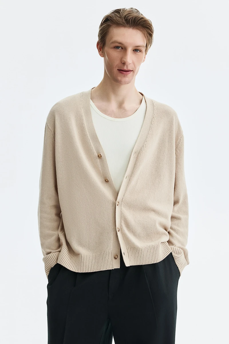Relaxed-Fit Cardigan