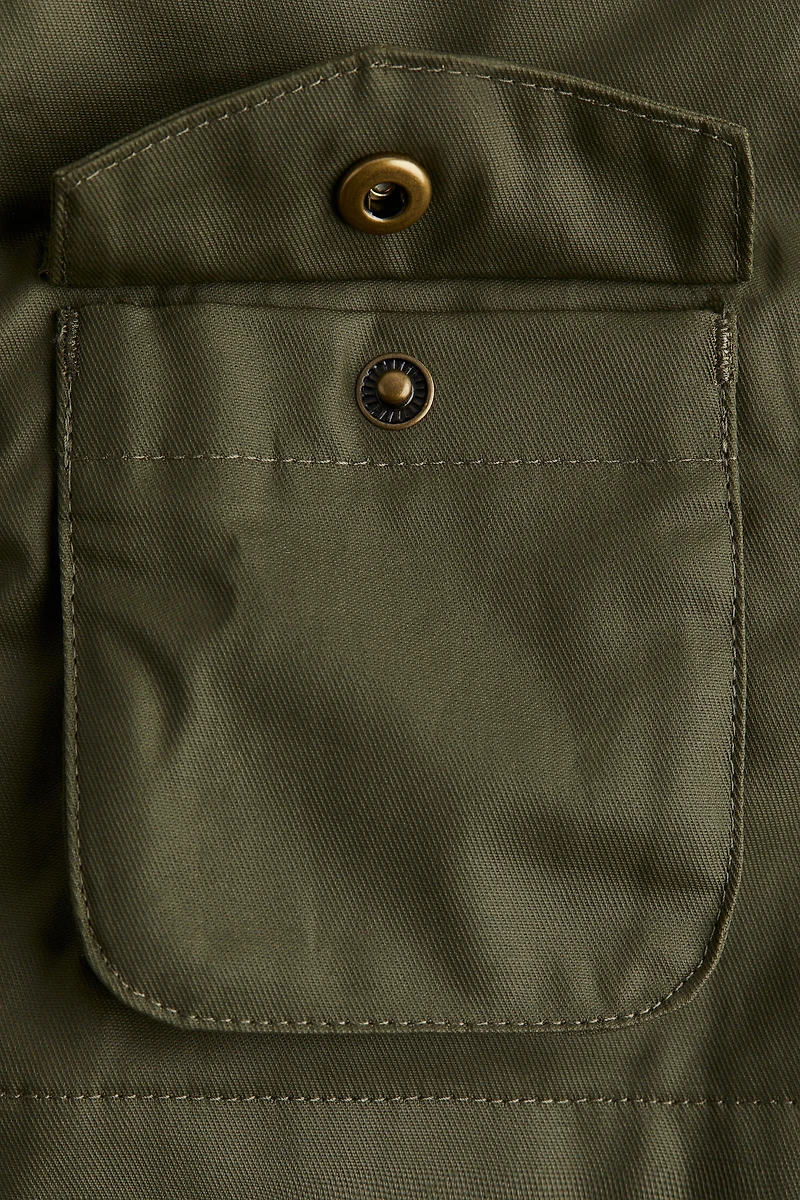 Veste en coton ciré