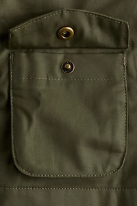 Veste en coton ciré