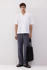 Regular-Fit Linen Pants