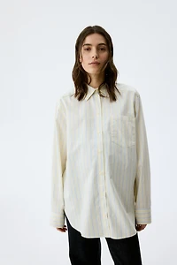 MAMA Chemise en popeline de coton