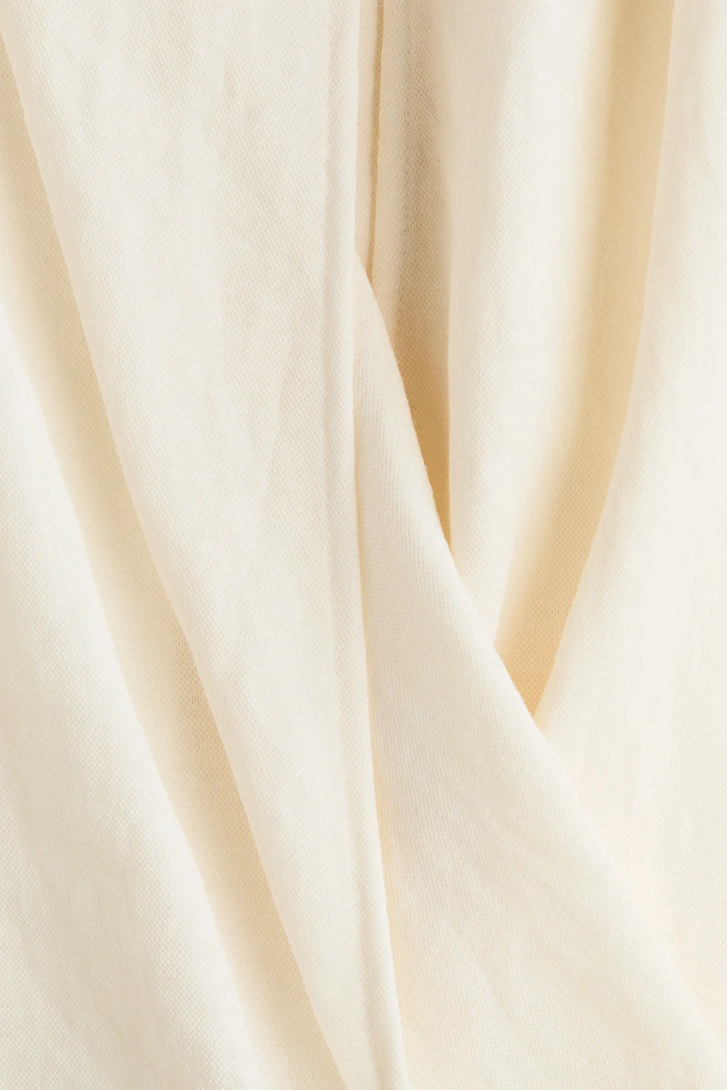 Shawl-Collar Wrap Top