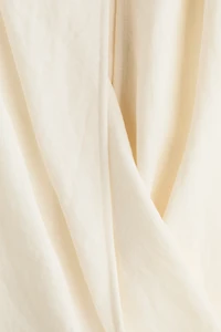 Shawl-Collar Wrap Top