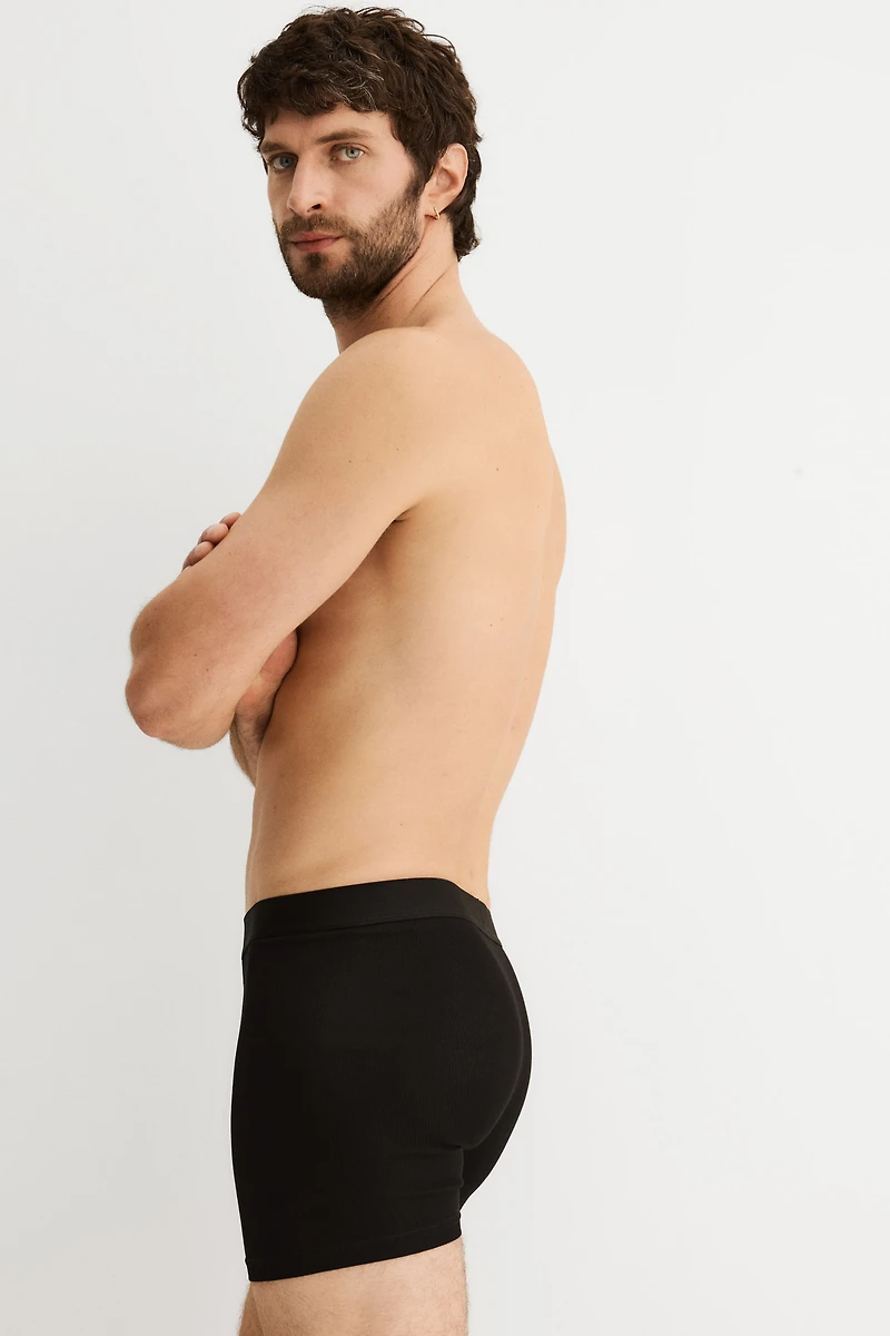 3-Pack Mid-Length Boxer Briefs with Lycra®