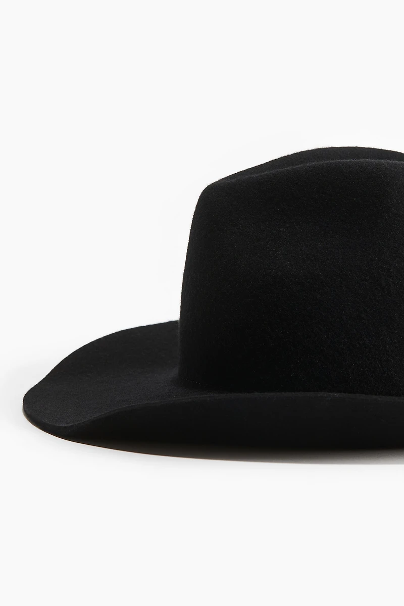 Chapeau de cowboy en laine feutrée