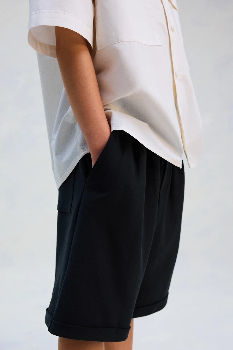 Loose-Fit Jersey Shorts