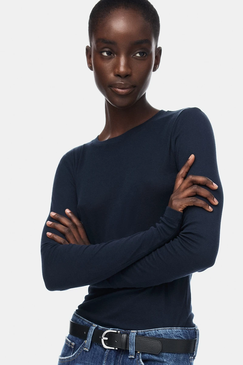 Pima Cotton Jersey Top