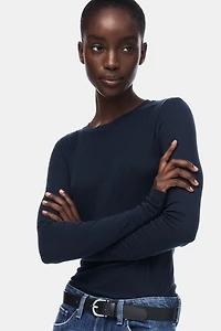 Pima Cotton Jersey Top