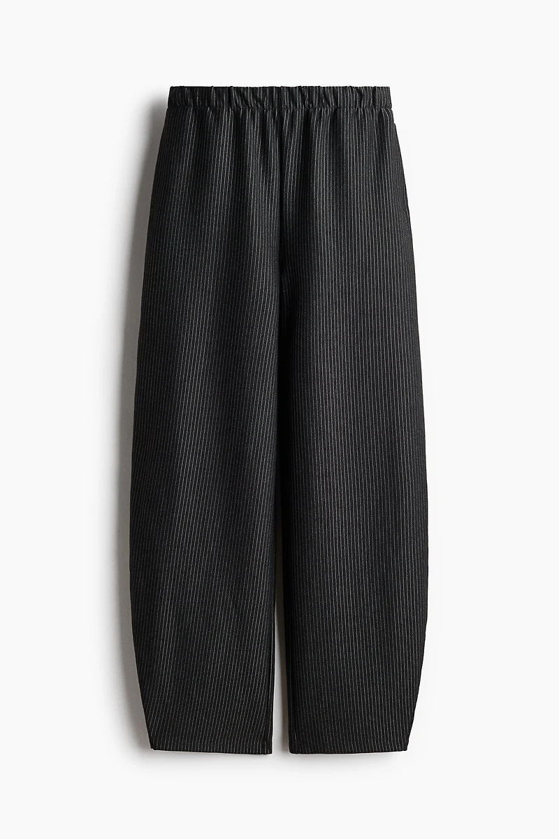 Ponte Barrel-Leg Pants