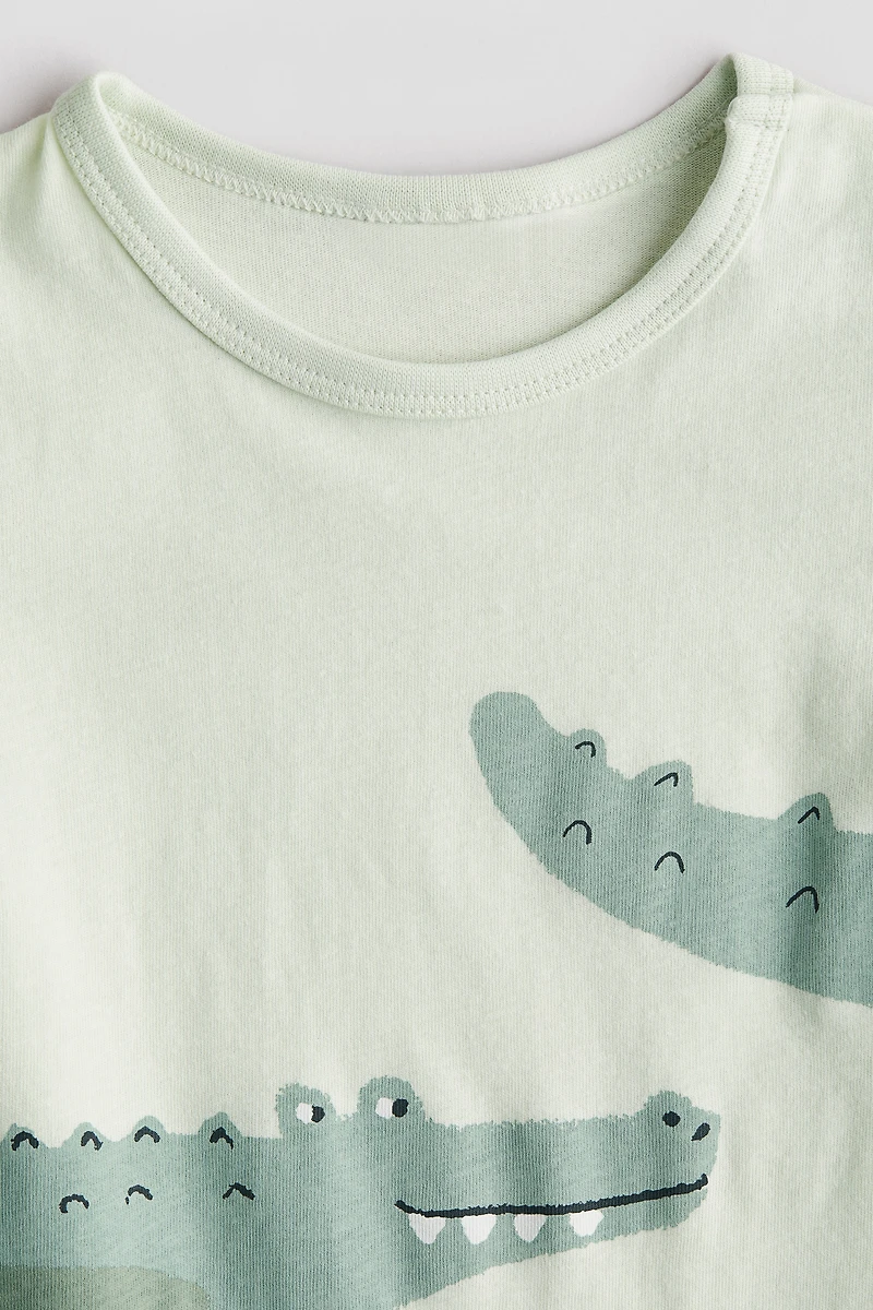 Printed Pajama Jumpsuit