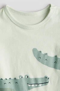 Printed Pajama Jumpsuit