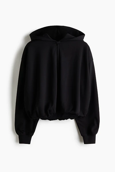 Viscose-Blend Hooded Jacket