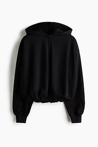 Viscose-Blend Hooded Jacket
