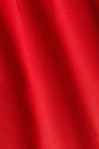 Pleated Linen-Blend Skirt