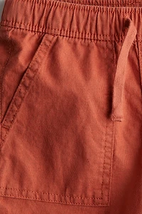 Linen-Blend Pants