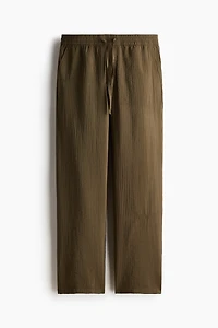 Relaxed-Fit Textured Pants