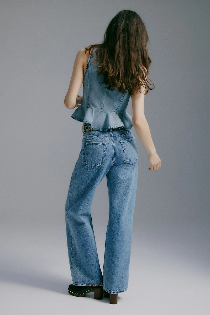 Bleecker High Rise Wide Leg Jeans