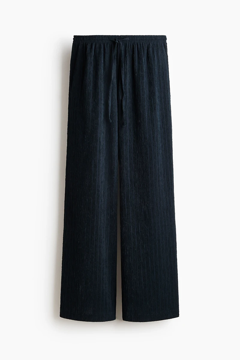 Crinkled Drawstring Pants