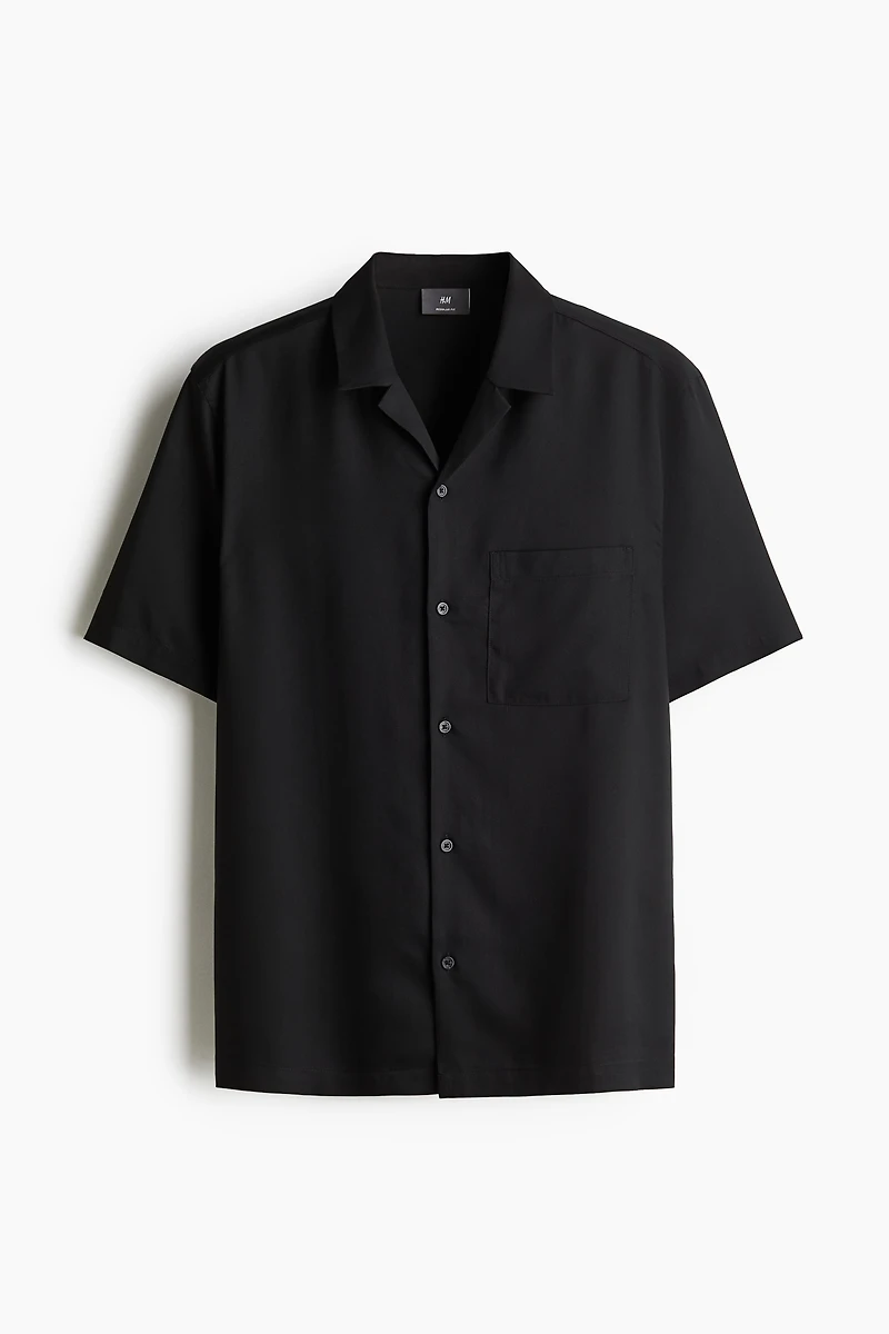 Regular Fit Lyocell Resort Shirt