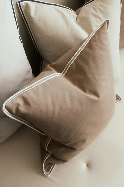 Cotton Canvas Cushion Cover