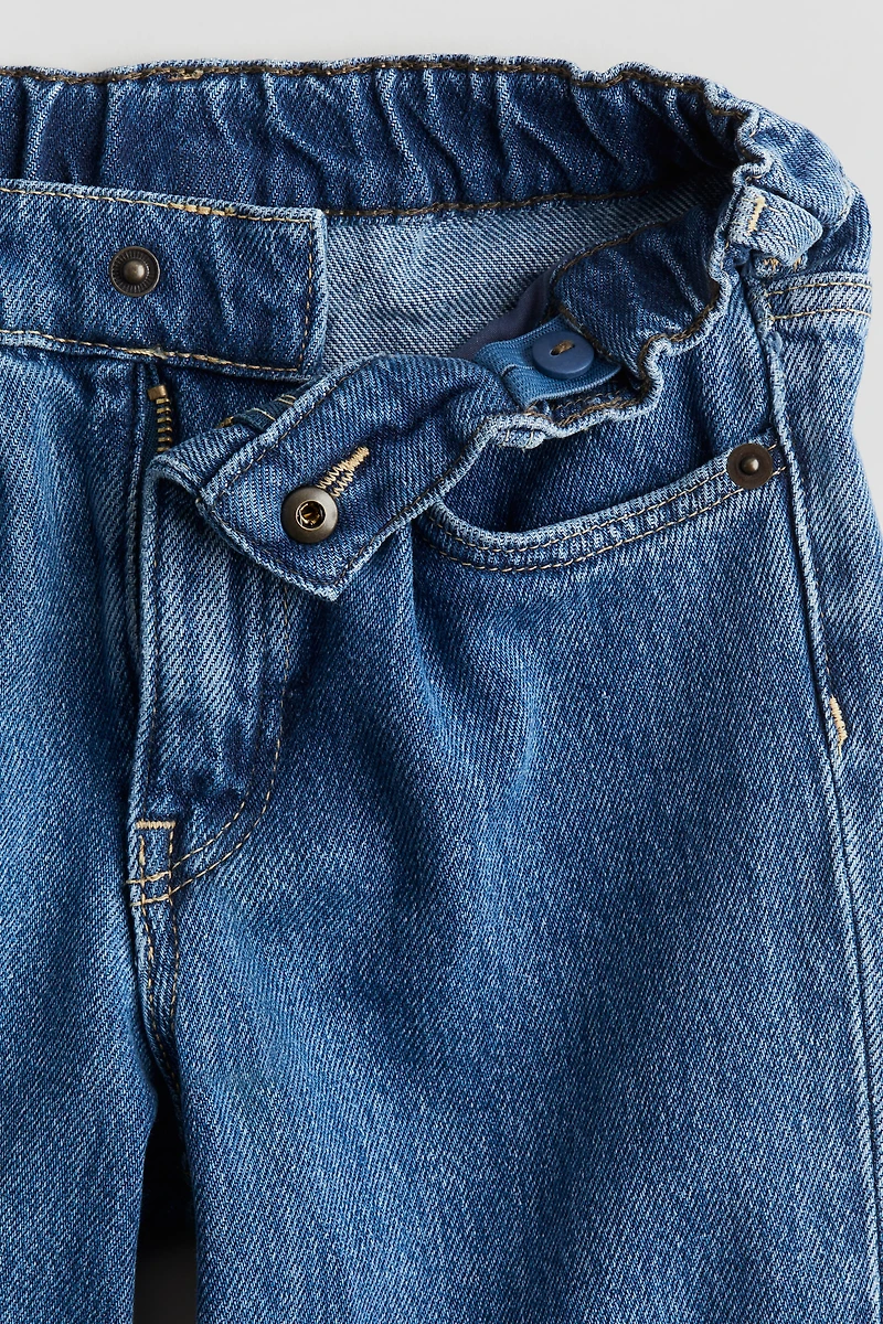 Tapered Cotton-blend Jeans
