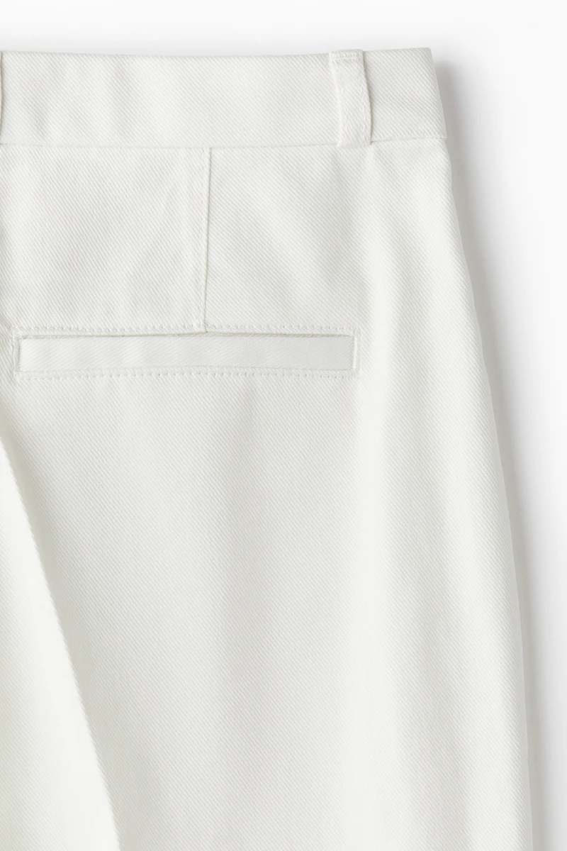Flared Twill Pants