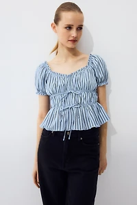 Puff-Sleeved Top